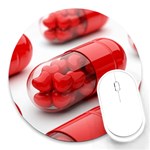 Heart Capsule Round Mousepad