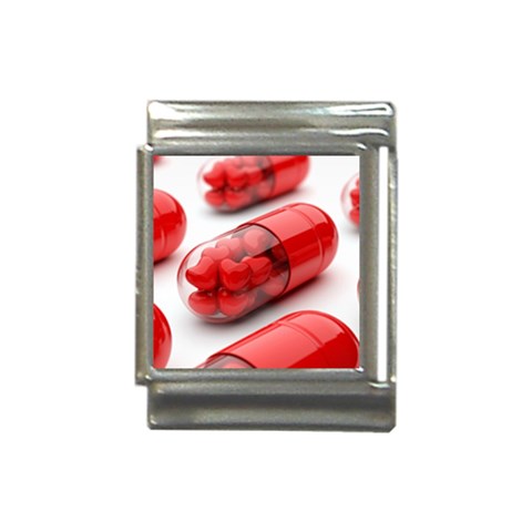 Heart Capsule Italian Charm (13mm) from UrbanLoad.com Front