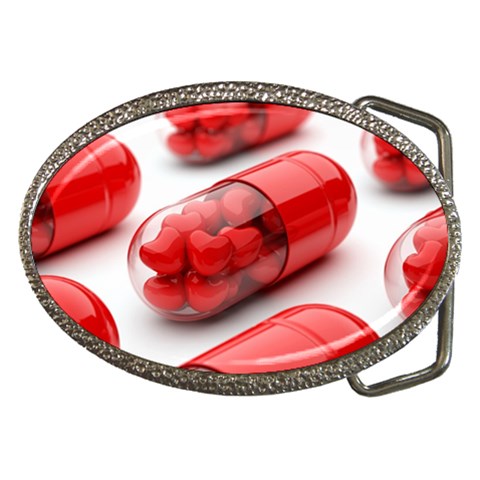Heart Capsule Belt Buckle from UrbanLoad.com Front