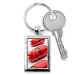 Heart Capsule Key Chain (Rectangle)