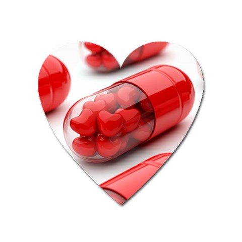 Heart Capsule Magnet (Heart) from UrbanLoad.com Front