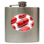 Heart Capsule Hip Flask (6 oz)