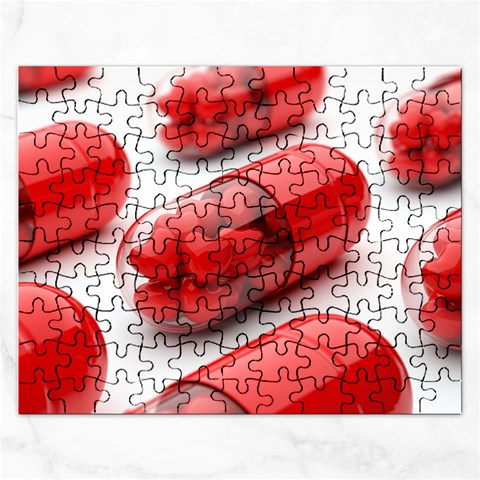 Heart Capsule Jigsaw Puzzle (Rectangular) from UrbanLoad.com Front