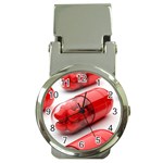 Heart Capsule Money Clip Watch