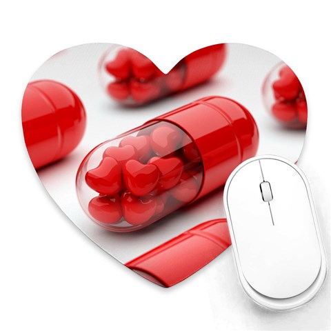 Heart Capsule Mousepad (Heart) from UrbanLoad.com Front