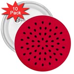 watermelon 3  Button (10 pack)