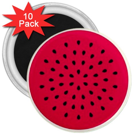 watermelon 3  Magnet (10 pack) from UrbanLoad.com Front