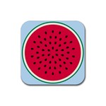 watermelon Rubber Coaster (Square)