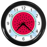 watermelon Wall Clock (Black)