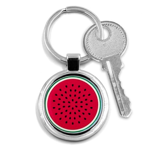 watermelon Key Chain (Round) from UrbanLoad.com Front