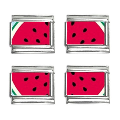 watermelon 9mm Italian Charm (4 pack) from UrbanLoad.com Front