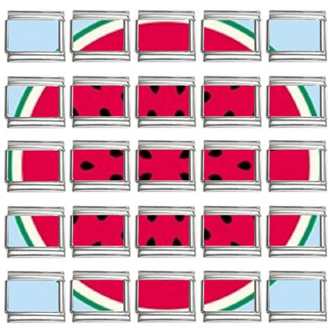 watermelon 9mm Italian Charm (25 pack) from UrbanLoad.com Front