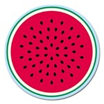 watermelon Magnet 5  (Round)