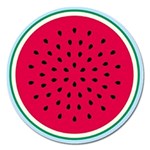 watermelon Magnet 5  (Round)