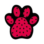 watermelon Magnet (Paw Print)