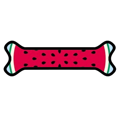 watermelon Magnet (Dog Bone) from UrbanLoad.com Front
