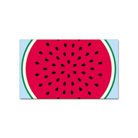 watermelon Sticker Rectangular (100 pack) from UrbanLoad.com Front