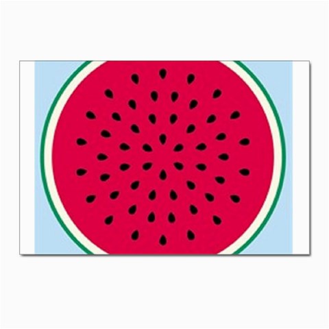 watermelon Postcard 4 x 6  (Pkg of 10) from UrbanLoad.com Front