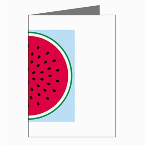watermelon Greeting Cards (Pkg of 8) from UrbanLoad.com Left