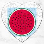 watermelon Jigsaw Puzzle (Heart)