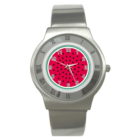 watermelon Stainless Steel Watch from UrbanLoad.com Front