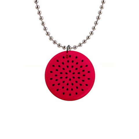 watermelon 1  Button Necklace from UrbanLoad.com Front