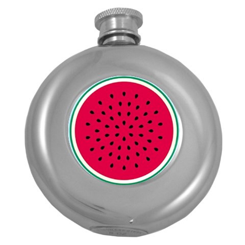 watermelon Hip Flask (5 oz) from UrbanLoad.com Front