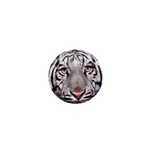 white tiger 1  Mini Button