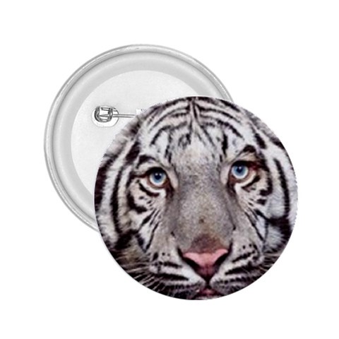 white tiger 2.25  Button from UrbanLoad.com Front
