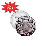 white tiger 1.75  Button (10 pack) 