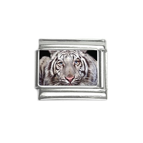 white tiger Italian Charm (9mm) from UrbanLoad.com Front