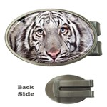 white tiger Money Clip (Oval)