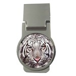 white tiger Money Clip (Round)