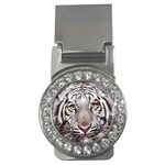 white tiger Money Clip (CZ)