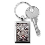 white tiger Key Chain (Rectangle)