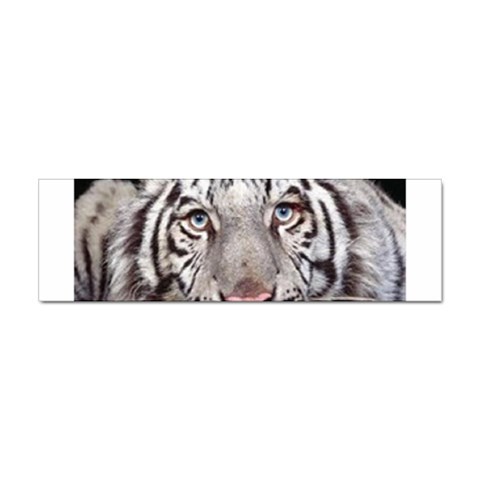 white tiger Sticker (Bumper) from UrbanLoad.com Front