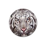 white tiger Magnet 3  (Round)