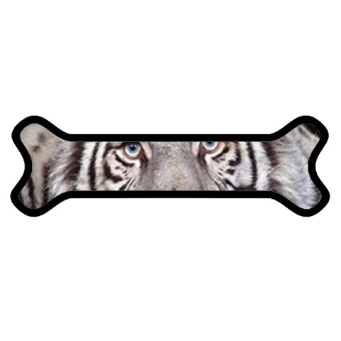 white tiger Magnet (Dog Bone) from UrbanLoad.com Front