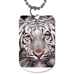 white tiger Dog Tag (One Side)