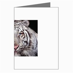 white tiger Greeting Card from UrbanLoad.com Left