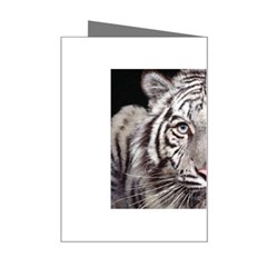 white tiger Mini Greeting Card from UrbanLoad.com Right