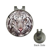 white tiger Golf Ball Marker Hat Clip