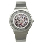 white tiger Stainless Steel Watch