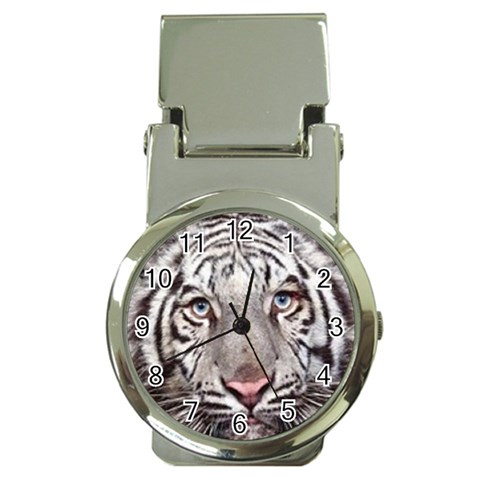 white tiger Money Clip Watch from UrbanLoad.com Front