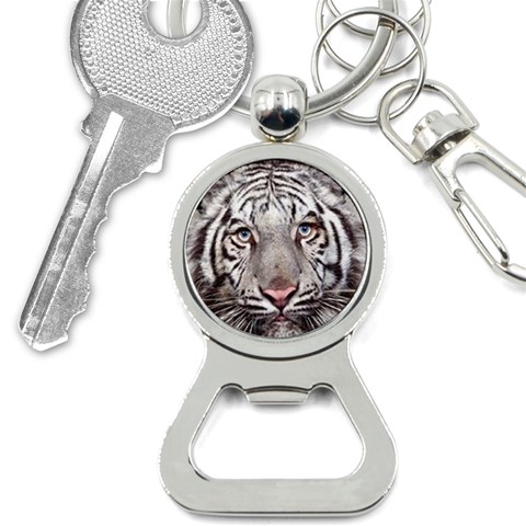 white tiger Bottle Opener Key Chain from UrbanLoad.com Front