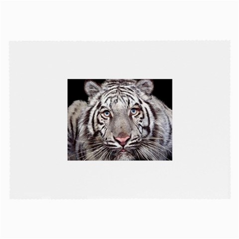 white tiger Glasses Cloth (Large) from UrbanLoad.com Front