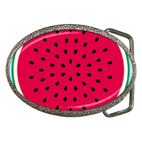 watermelon Belt Buckle from UrbanLoad.com Front