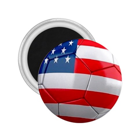 usa soccer 2.25  Magnet from UrbanLoad.com Front