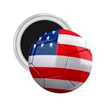 usa soccer 2.25  Magnet