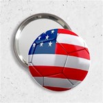 usa soccer 2.25  Handbag Mirror